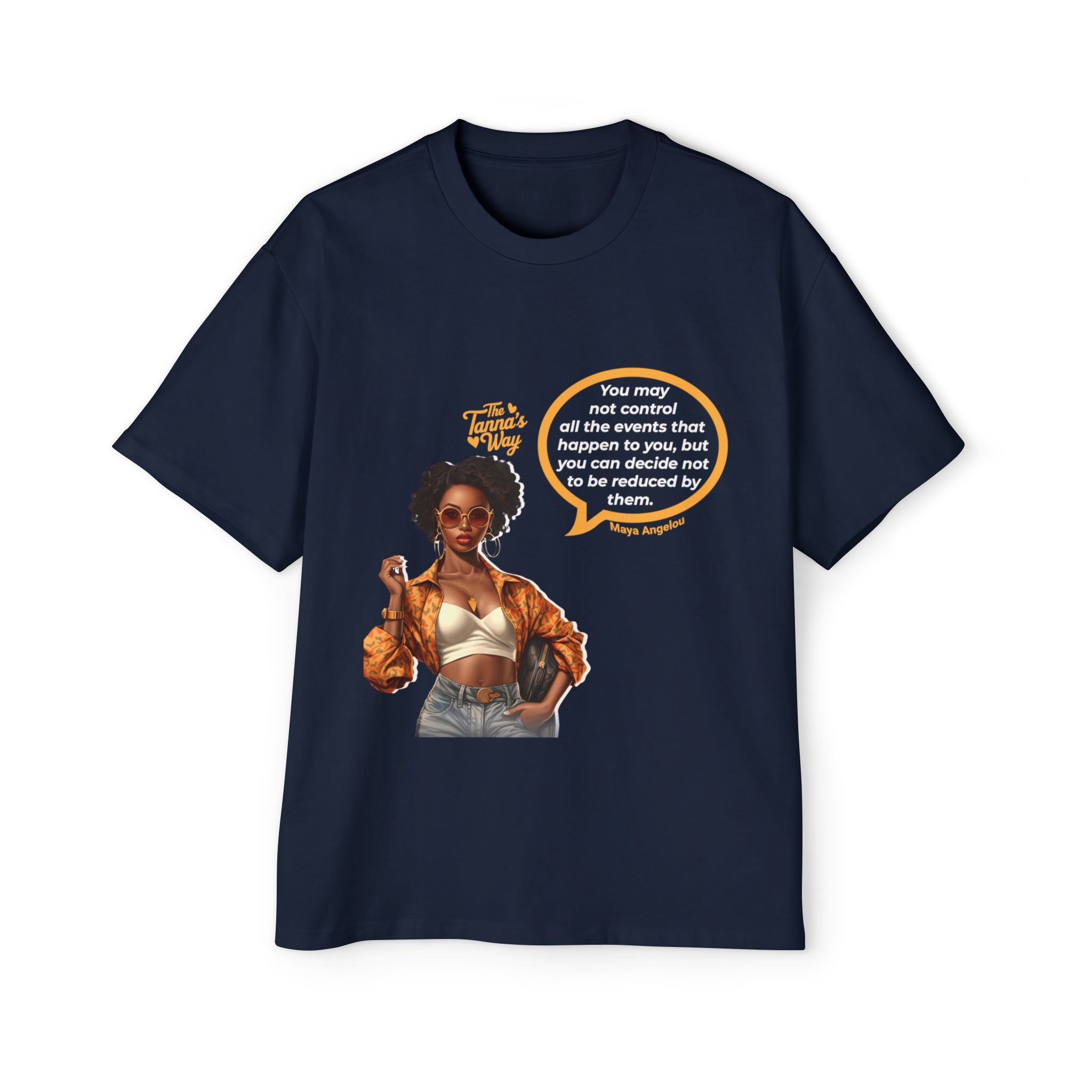 Maya Angelou | Men's Heavy Oversized Tee